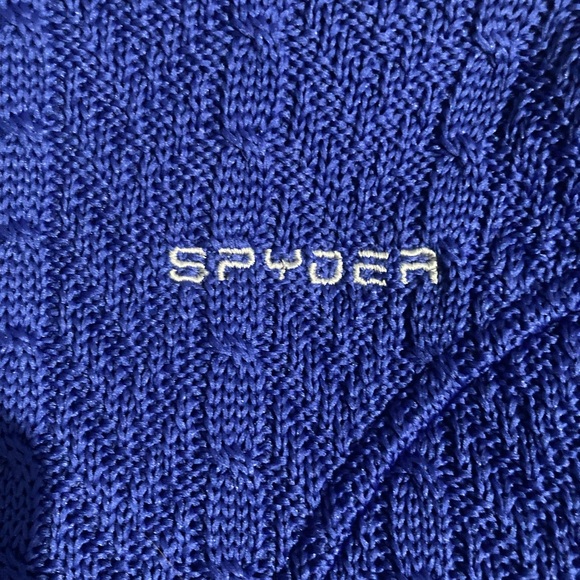 Spyder Blue Womens Zip Up Sweater - Picture 6 of 6